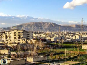 Des jardins à Damas, la capitale syrienne.