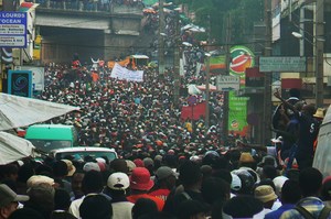 The breaking of the Daewoo story helped lead to the overthrow of the Malagasy government a few months later, and woke the world up to an outrageous new trend of global land grabbing for agricultural production driven by the food and financial crises. Photo: Fanalana Azy