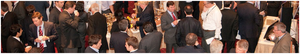 Inversionistas en tierras agrícolas reunidos en el lujoso Waldorf Astoria en Nueva York, abril 2012