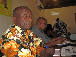 Representatives from Guinea at the Ouidah workshop (February 2012)