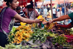 We have a great opportunity to positively eliminate a big part of the climate problem through local food systems. (Photo: Greenpeace Philippines)