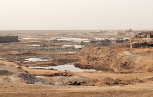 According to passages from the Bible, the dehydration of the Euphrates River would portend the end of the world. Photo by Julia Harte.