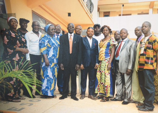 Première réunion des dirigeants communautaires des trois zones de plantations de Feronia à Kampala, octobre 2015