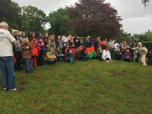 Environ 130 personnes venues d'une trentaine de pays ont participé aux deuxièmes Rencontres Internationales des Résistances aux OGM. (Photo : Florian DEJACQUELOT/CCFD-Terre Solidaire)