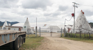 Stockage du maïs importé, Chiapas, Mexico. (Photo: Jerónimo Palomares)