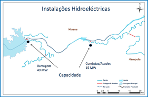 Diapositiva adaptada de una presentación hecha por Companhia de Desenvolvimento de Vale do Rio Lúrio en enero de 2014.