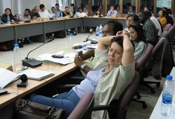 Participants at the "Fighting FTAs" international strategy workshop, Bangkok, July 2006 (Photo: GRAIN)