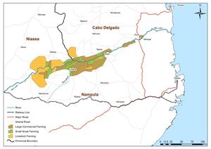  Diapositiva de una presentación hecha por la compañía Vale do Rio Lúrio en enero de 2014, que no está disponible en forma pública.