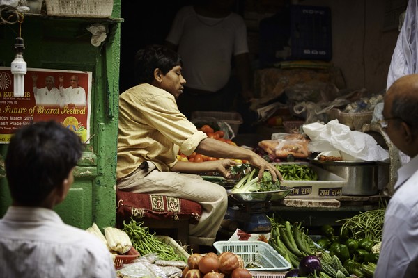 Des légumes frais au marché de Chandi Chowk à Delhi. (Photo : Visual Banquet)