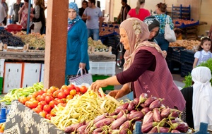 Mercado campesino en Turquía: el papel de la mujer en la alimentación del mundo no se recoge de forma adecuada los datos oficiales ni en las herramientas estadísticas. (Foto: Proyecto Mick Minnard / Suzanne 's Project)
