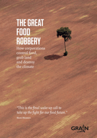 "The great food robbery", a new book from GRAIN-image