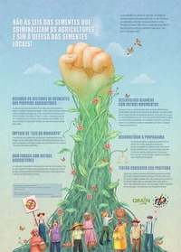 Infografía : Não às leis das sementes que criminalizam camponeses e camponesas e sim à defesa das sementes locais!-image