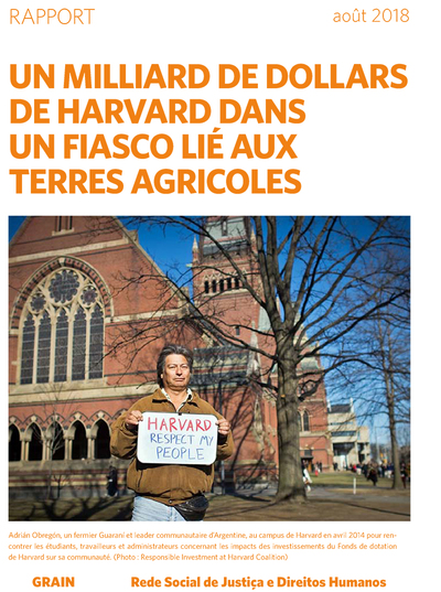 Harvard dépense un milliard de dollars pour l’acquisition de terres agricoles et les communautés rurales du Brésil en paient le prix, indique un nouveau rapport -image